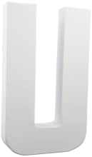 Litera 3D duża 20cm „U” AC720 C