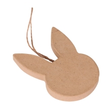 Sylwetka głowy zająca do zawieszania 6,5 x 9 x 1 cm AC843C, Decopatch