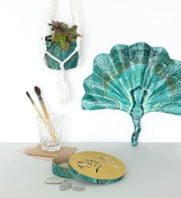 Liść Ginkgo biloba, Miłorząb japoński 32 x 31 x 2,5 cm AC894C, Decopatch