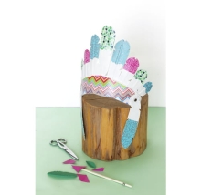 Pióropusz Indiański dla dzieci 25 x 10 x 21 cm AC896 C, Decopatch