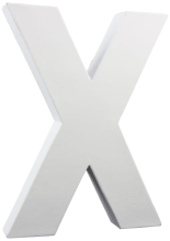 Litera 3D duża 20cm X. AC170