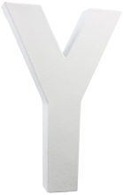 Litera 3D duża 20cm „Y” AC724 C