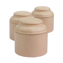 Pudełka na ciastka okrągłe małe kpl. 3 szt. 10,5 / 11,5 / 12,5 x 12,5 x 12 cm HD015, Decopatch