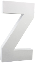 Litera 3D duża 20cm „Z” AC725 C