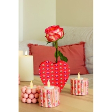 Wazon kształt serca 13 x 13 x 5 cm HD094C, Decopatch