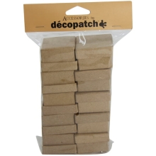 Pudełeczka kwadratowe 10 szt. - 15 x 30 x 3 cm. EV010, Decopatch