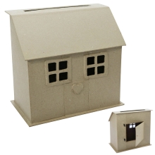 Pudełko na karteczki/koperty - Domek 24,5 x 26 x 15 cm EV018C, Decopatch