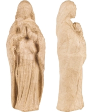 Figura Matka Boska 10 x 7 x 26,5 cm z masy papierowej LA029C, Decopatch