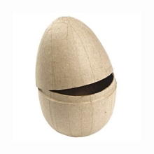 Pudełko w kształcie jajka (s) 6 x 6 x 8cm BT017, Decopatch