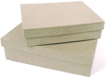 Pudełko prostokątne 12 x 9 x 3,5cm (XS). BT038C, Decopatch