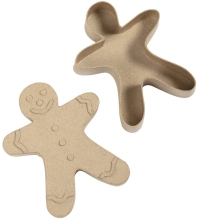 Pudełko w kszt. Piernikowego ludzika 15 x 3 x 12 cm BT079C, Decopatch