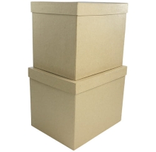 Pudełka prostokątne 2 szt. -  25 x 20 x 20 i 23,5 x 19,5 x 18,5 cm BTS911 C, Decopatch