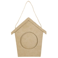 Ramka w kształcie budki dla ptaka 13 x 15 x 1 (wew. 7 x 7) cm. CD007, Decopatch