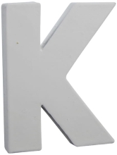 Litera 3D mała 12cm "K" AC740 C