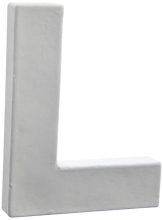 Litera 3D mała 12cm "L" AC741 C