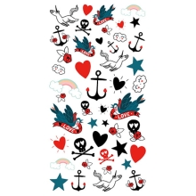 Kalkomanie tatuaże 2ark. BJ035 O, Decopatch