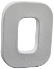 Litera 3D mała 12cm "O" AC744 C