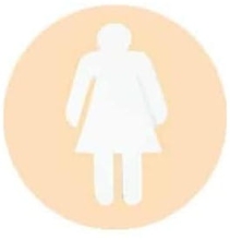 Sylwetka kobieca 11 x 20 x 3cm. AC224, Decopatch