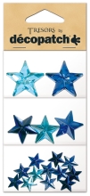 Kryształki gwiazdki niebieskie op. 17 szt. BJM219, Decopatch