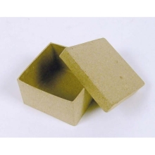 Pudełko kwadratowe mini 5 x 5 x 3 cm kartonowe. BT501, Decopatch