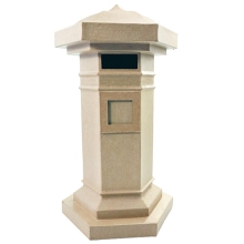 Skrzynka na listy w kształcie kolumny 24 x 28 x 48 cm z masy papierowej. LA010 O, Decopatch