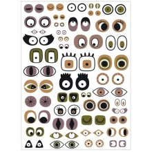 Papier do decoupage Oczy różne 30 x 40 cm FDA668