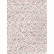 Papier do decoupage Mini kwiatki na białym 30 x 40 cm FDA717