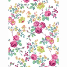 Papier do decoupage Róże na białym 30 x 40 cm FDA718