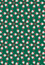 Papier do decoupage Święte Mikołaje 30 x 40 cm FDA829C