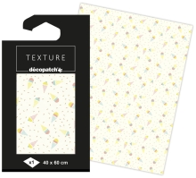 Papier do decoupage teksturowany 40 x 60 cm TD785 C