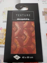 Papier do decoupage teksturowany 40 x 60 cm na blistrze TD 815