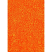 Papier do decoupage Skóra gada (pomarańczowo - żółta) 30 x 40 cm FDA532