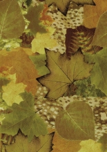 Papier do decoupage Liście oliwkowo-brązowe 30 x 40 cm FDA493