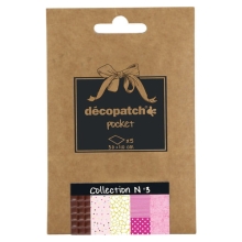 Papier do decoupage 5 ark. 30 x 40 cm kolekcja No. 3. DP003