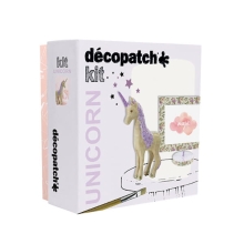 Zestaw startowy "Jednorożec" ramka, jednorożec, brokat 27 x 27 x 7cm. KIT025 C