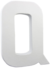 Litera 3D duża 20cm Q. AC163