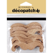 Wąsy z gumką 8 cm op. 8 szt. AC375, Decopatch