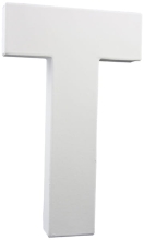 Litera 3D duża 20cm „T” AC719 C